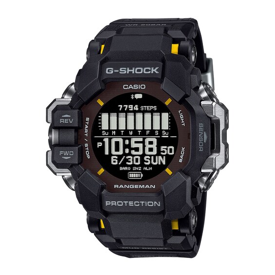 Men's Casio G-Shock Rangeman Black Bio-Resin Digital Watch with Black Dial (Model: Gprh1000-1)
