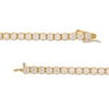 Thumbnail Image 3 of 10 CT. T.W. Lab-Grown Diamond Tennis Necklace in 10K Gold (F/SI2)