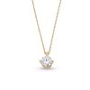 Thumbnail Image 1 of 1 CT. Certified Lab-Grown Diamond Solitaire Pendant in 14K Gold (F/SI2) - 19"