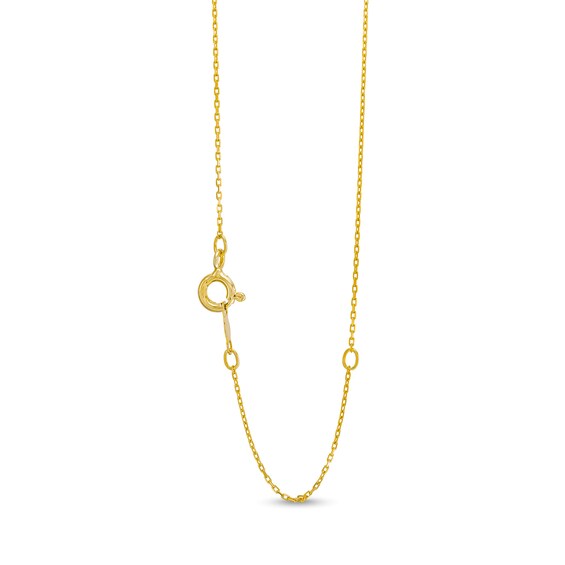 3/4 CT. T.w. Lab-Grown Diamond Frame Pendant in 10K Gold (F/Si2)