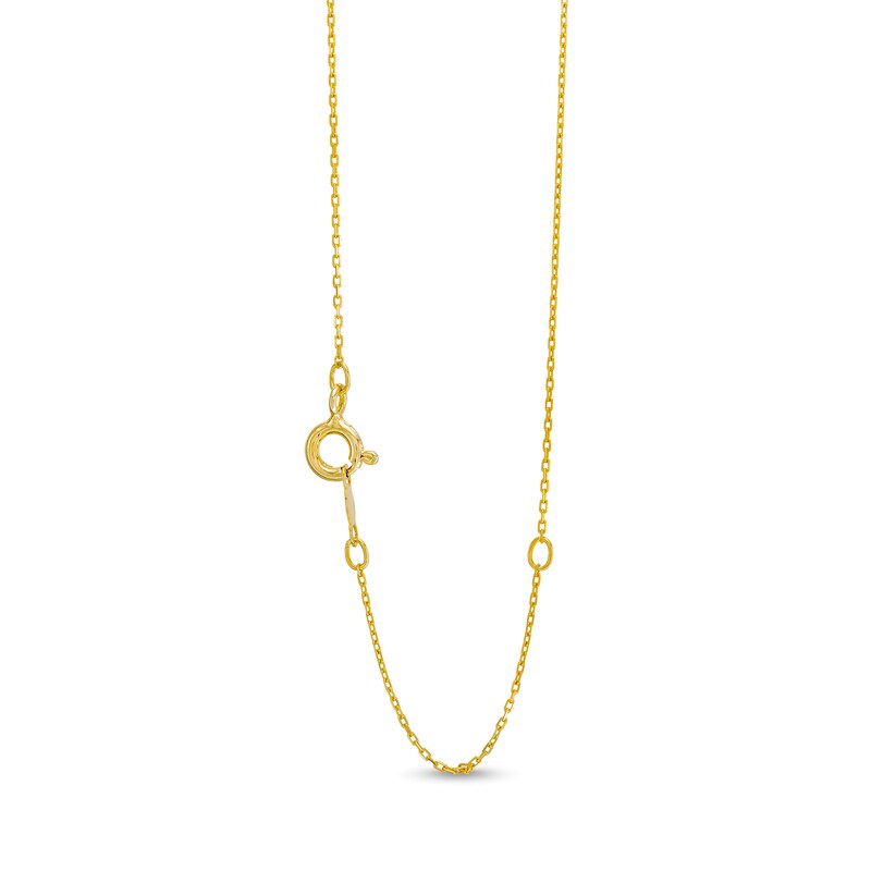 Main Image 3 of 3/4 CT. T.W. Lab-Grown Diamond Frame Pendant in 10K Gold (F/SI2)