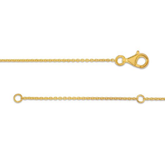 4 CT. T.w. Lab-Grown Diamond Flower Drop Necklace in 10K Gold (F/Si2)