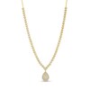 Thumbnail Image 1 of 2 CT. T.W. Lab-Grown Diamond Pear Drop Necklace in 10K Gold (F/SI2)