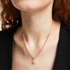 Thumbnail Image 2 of 2 CT. T.W. Lab-Grown Diamond Pear Drop Necklace in 10K Gold (F/SI2)
