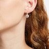 Thumbnail Image 2 of 2-1/2 CT. T.W. Lab-Grown Diamond Framed Drop Earrings in 10K Gold (F/SI2)