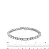 Thumbnail Image 4 of 12 CT. T.W. Lab-Grown Diamond Line Bracelet in 10K White Gold (F/SI2)