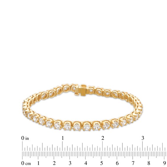 12 CT. T.w. Lab-Grown Diamond Line Bracelet in 10K Gold (F/Si2)