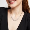 Thumbnail Image 2 of 4 CT. T.W. Lab-Created Diamond Fringe Necklace in 10K White Gold (F/SI2)