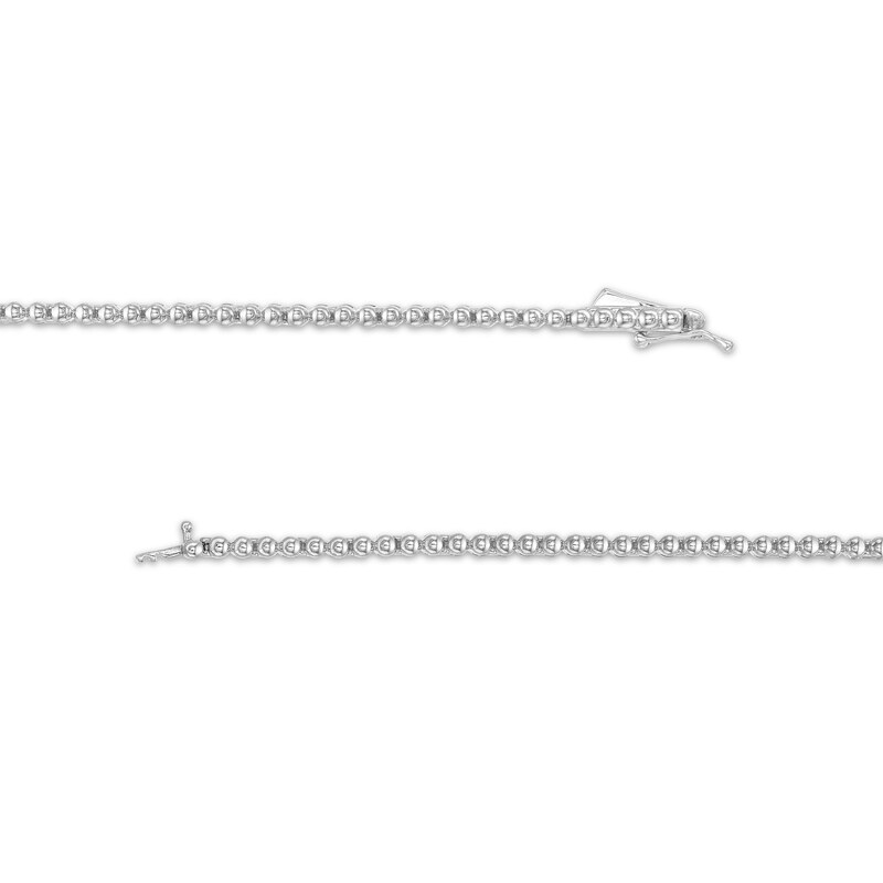 Main Image 3 of 4 CT. T.W. Lab-Created Diamond Fringe Necklace in 10K White Gold (F/SI2)