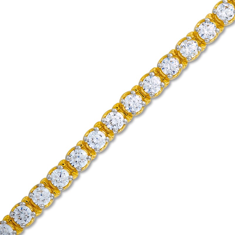 Main Image 1 of 9 CT. T.W. Lab-Grown Diamond Line Bracelet in 10K Gold (F/SI2)