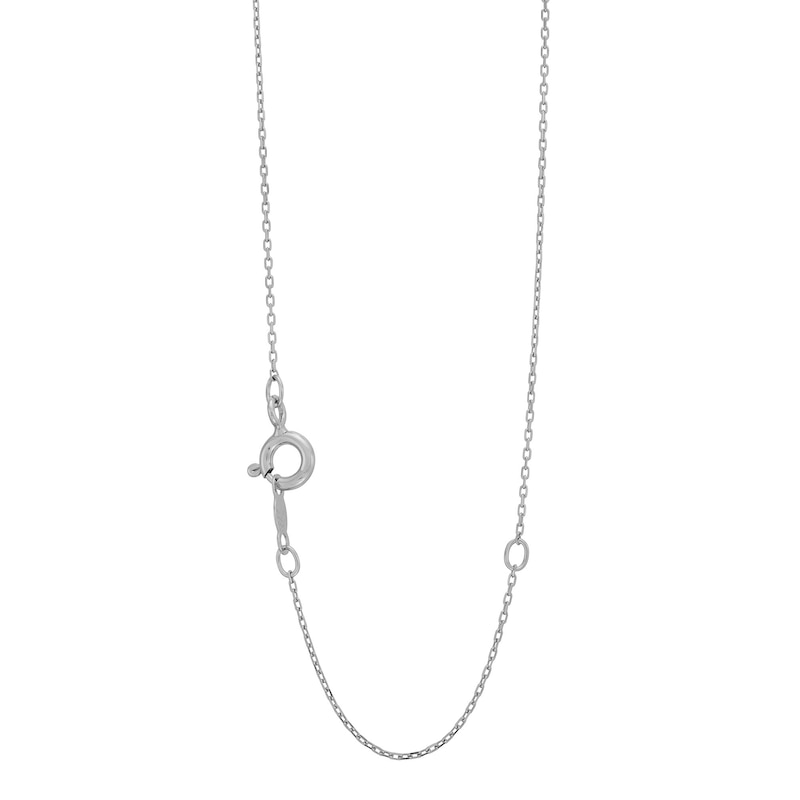 Main Image 3 of 7.0 x 7.5mm Akoya Cultured Pearl and 1/20 CT. T.W. Diamond Cap Pendant in 14K White Gold
