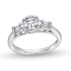 Thumbnail Image 1 of 1 CT. T.W. Multi-Diamond Composite Engagement Ring in 10K White Gold