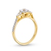 Thumbnail Image 3 of 3/4 CT. T.W. Multi-Diamond Three Stone Engagement Ring in 10K Gold