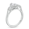 Thumbnail Image 3 of 3/4 CT. T.W. Multi-Diamond Pear Composite Framed Engagement Ring in 10K White Gold