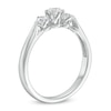 Thumbnail Image 3 of 1/2 CT. T.W. Three Stone Engagement Ring in 10K White Gold