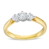 Thumbnail Image 1 of 1/2 CT. T.W. Three Stone Engagement Ring in 10K Gold
