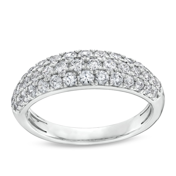 1 CT. T.w. Diamond Multi-Row Band in Platinum