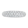Thumbnail Image 4 of 1 CT. T.W. Diamond Multi-Row Band in Platinum