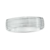 Thumbnail Image 0 of Men's 6.0mm Brushed Satin Band in 14K White Gold