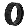 Thumbnail Image 3 of 8.0mm Comfort Fit Black Ion-Plated Tungsten Wedding Band