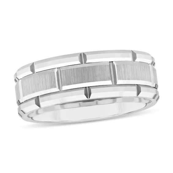8.0mm Comfort Fit Tungsten Wedding Band