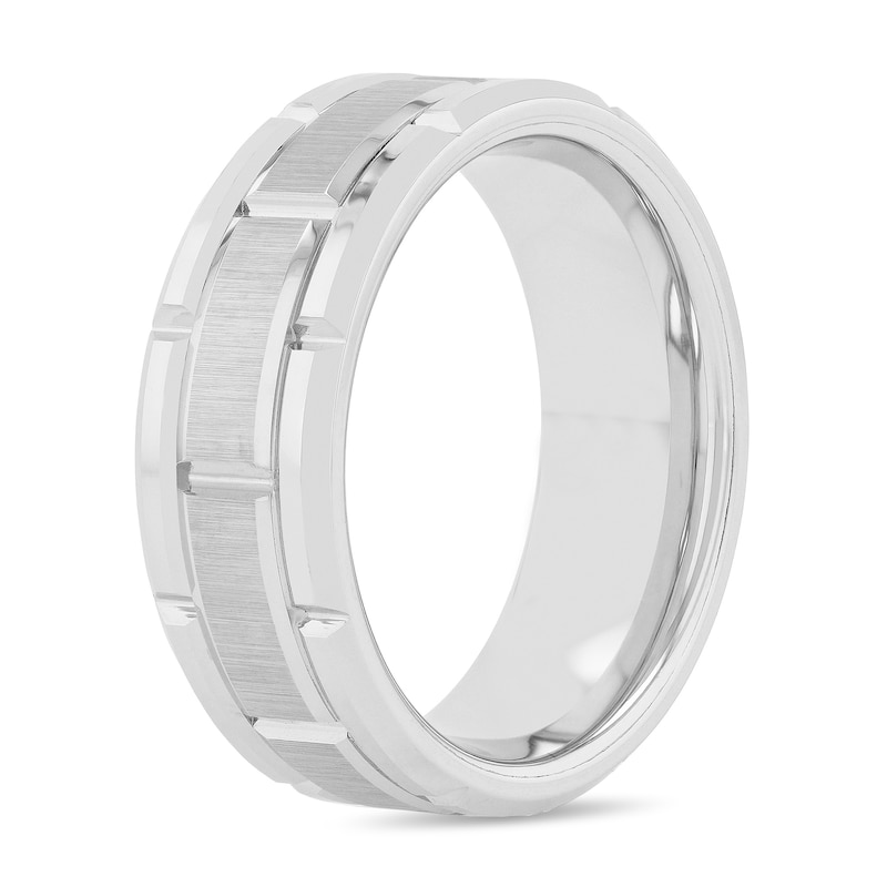Main Image 2 of 8.0mm Comfort Fit Tungsten Wedding Band