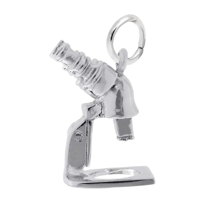 Rembrandt Charms® Microscope in Sterling Silver