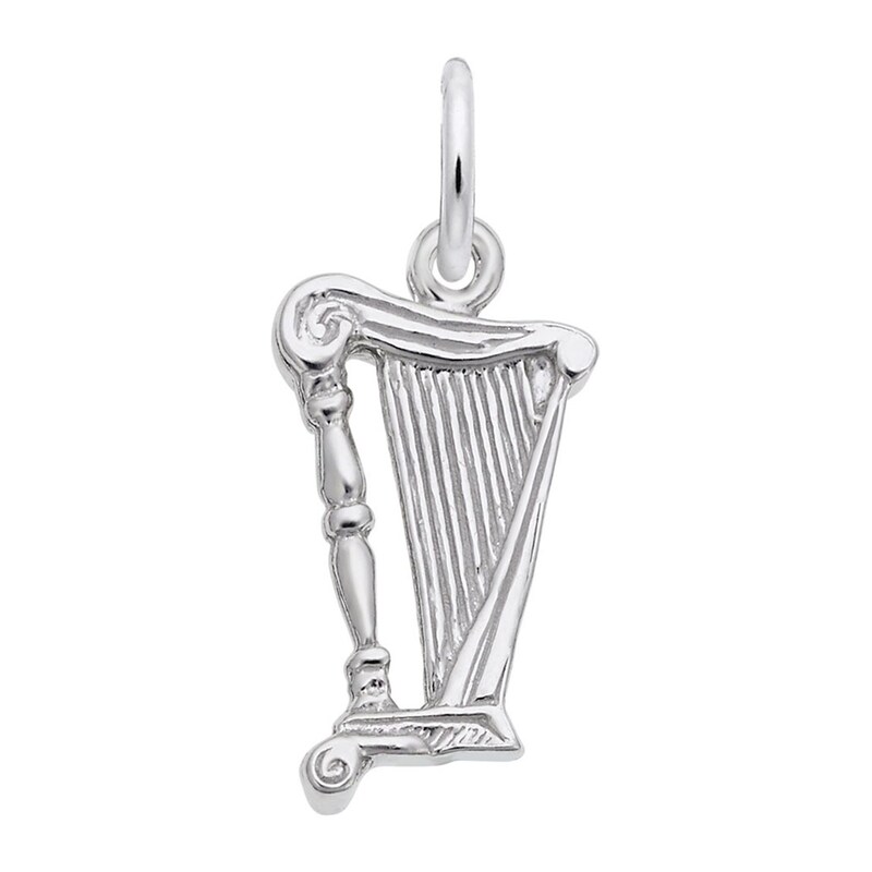 Main Image 1 of Rembrandt Charms® Harp in Sterling Silver