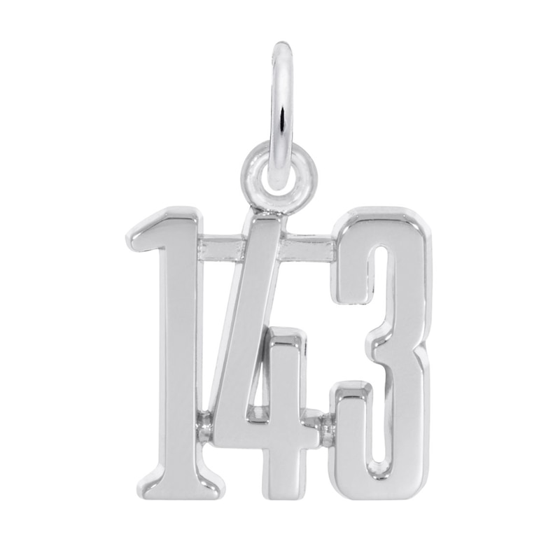 Rembrandt Charms® 143 "I LOVE YOU" in Sterling Silver