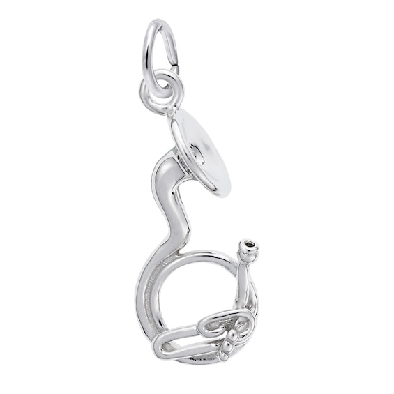 Rembrandt CharmsÂ® Tuba in Sterling Silver