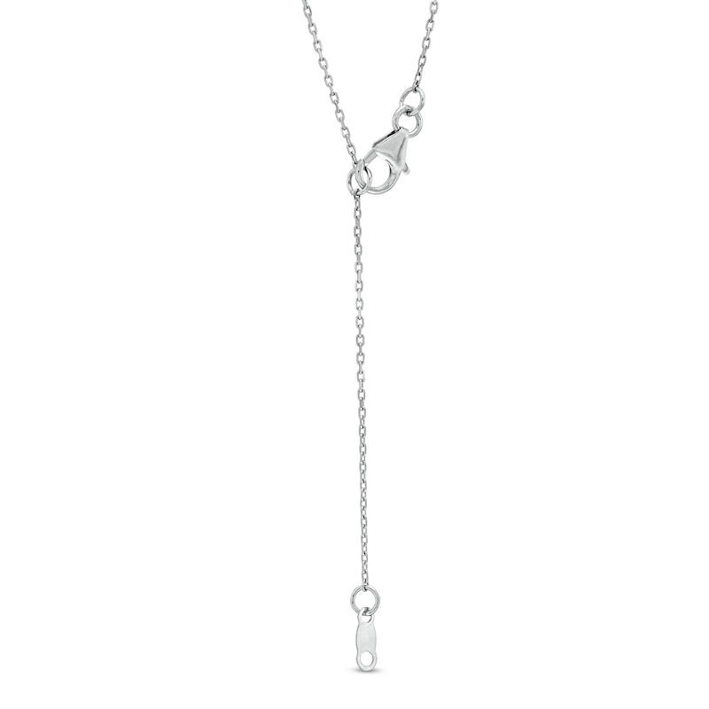 Main Image 3 of 1-1/8 CT. T.W. Certified Lab-Grown Diamond Solitaire Framed Pendant in 14K White Gold (F/SI2)