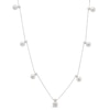 Thumbnail Image 0 of 4.0-7.5mm Freshwater Cultured Pearl Station Necklace in 14K  Gold