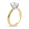 Thumbnail Image 2 of 1-1/2 CT. Certified Oval Lab-Grown Diamond Solitaire Engagement Ring in 14K Gold (F/VS2)