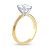 Thumbnail Image 2 of 2 CT. Certified Oval Lab-Grown Diamond Solitaire Engagement Ring in 14K Gold (F/VS2)