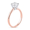Thumbnail Image 2 of 1 CT. Certified Lab-Grown Diamond Solitaire Engagement Ring in 14K Rose Gold (F/VS2)