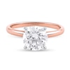 Thumbnail Image 3 of 2 CT. Certified Lab-Grown Diamond Solitaire Engagement Ring in 14K Rose Gold (F/VS2)