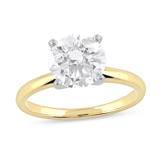 2 CT. Certified Lab-Grown Diamond Solitaire Engagement Ring in 14K Gold (F/Vs2)