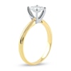 Thumbnail Image 2 of 1 CT. Certified Princess-Cut Lab-Grown Diamond Solitaire Engagement Ring in 14K Gold (F/VS2)