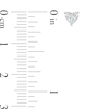 Thumbnail Image 2 of 1/10 CT. T.W. Diamond Solitaire Heart-Framed Stud Earrings in Sterling Silver