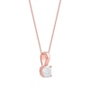 Thumbnail Image 2 of 1 CT. Certified Lab-Grown Diamond Solitaire Pendant in 14K Rose Gold (F/SI2)