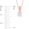 Thumbnail Image 4 of 1 CT. Certified Lab-Grown Diamond Solitaire Pendant in 14K Rose Gold (F/SI2)