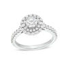 Thumbnail Image 1 of Vera Wang Love Collection 1 CT. T.W. Diamond Double Frame Engagement Ring in 14K White Gold