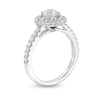 Thumbnail Image 3 of Vera Wang Love Collection 1 CT. T.W. Diamond Double Frame Engagement Ring in 14K White Gold