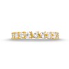 Thumbnail Image 4 of Sideways Heart-Shaped White Lab-Created Sapphire Band in 10K Gold