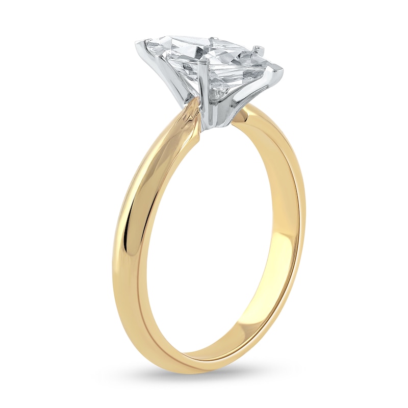 1 CT. Certified Marquise-Cut Lab-Created Diamond Solitaire Engagement Ring in 14K Gold (F/VS2)