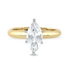 Thumbnail Image 2 of 1 CT. Certified Marquise-Cut Lab-Created Diamond Solitaire Engagement Ring in 14K Gold (F/VS2)