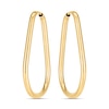 Thumbnail Image 2 of 22.0mm Pear Endless Hoop Earrings in Hollow 14K Gold