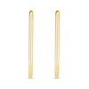 Thumbnail Image 3 of 22.0mm Pear Endless Hoop Earrings in Hollow 14K Gold