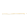 Thumbnail Image 2 of 6.0mm Square Link Bracelet in Hollow 14K Gold - 7"