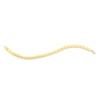 Thumbnail Image 3 of 6.0mm Square Link Bracelet in Hollow 14K Gold - 7"